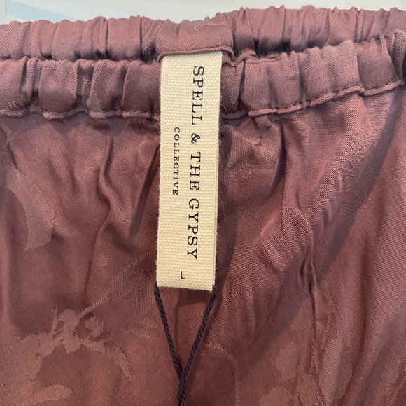 New with Tags Spell Rosalie Jacquard Maxi Skirt size Large - Picture 7 of 8